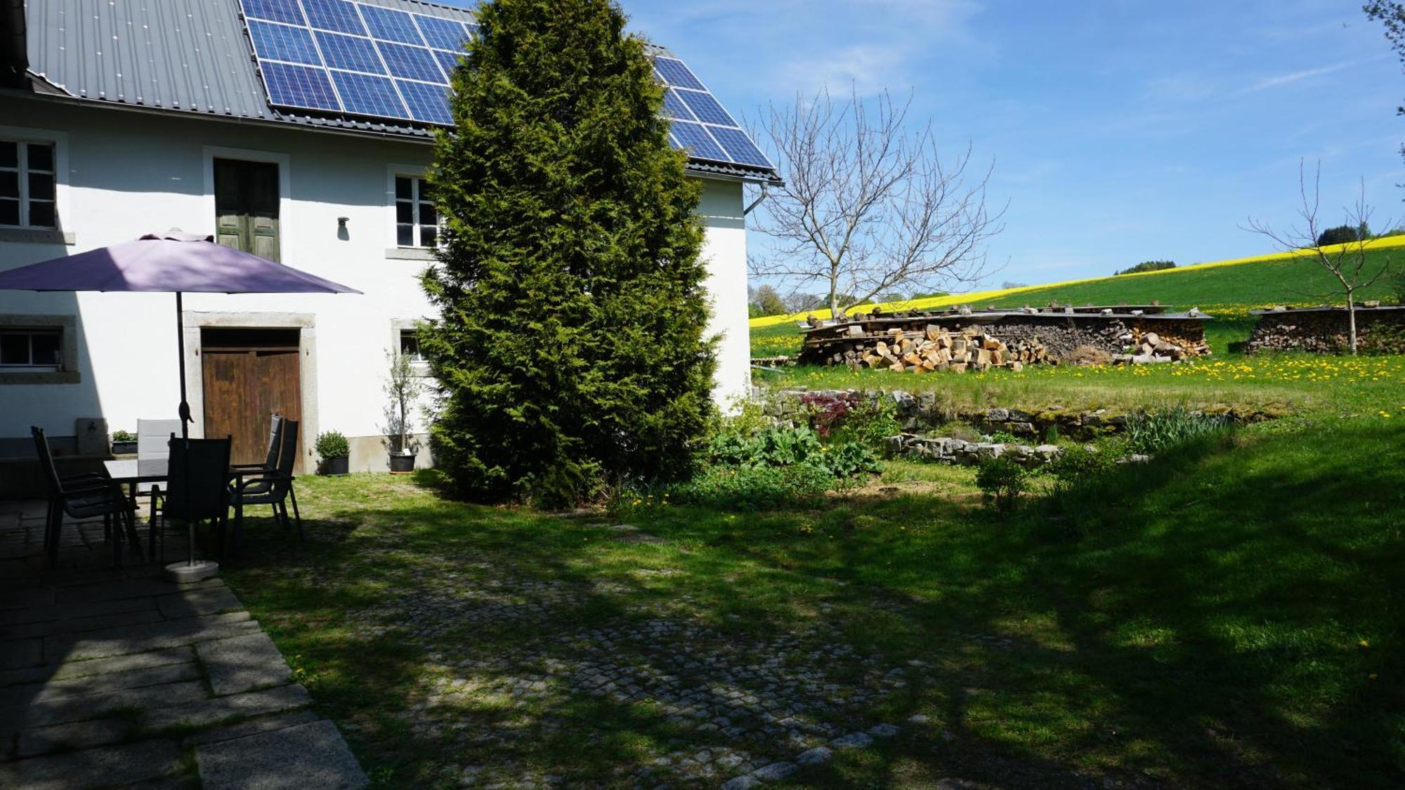 Ferienwohnung Im Bauernhaus Im Fichtelgebirge Gefrees 外观 照片
